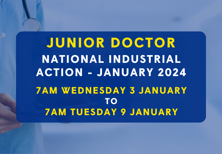 Junior Doctor national industrial action - January 2024