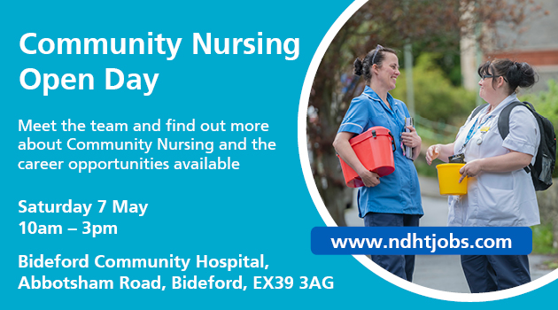 Nurses invited to recruitment open day at Bideford Hospital