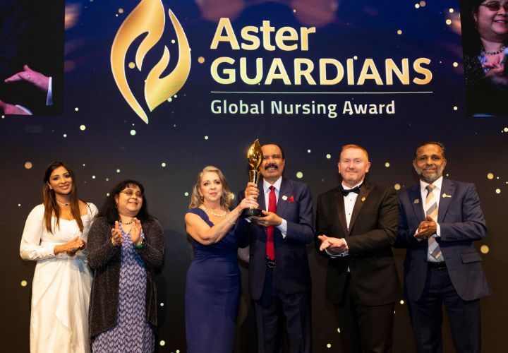 Lead research nurse awarded Aster Guardians Global Nursing Award 2023