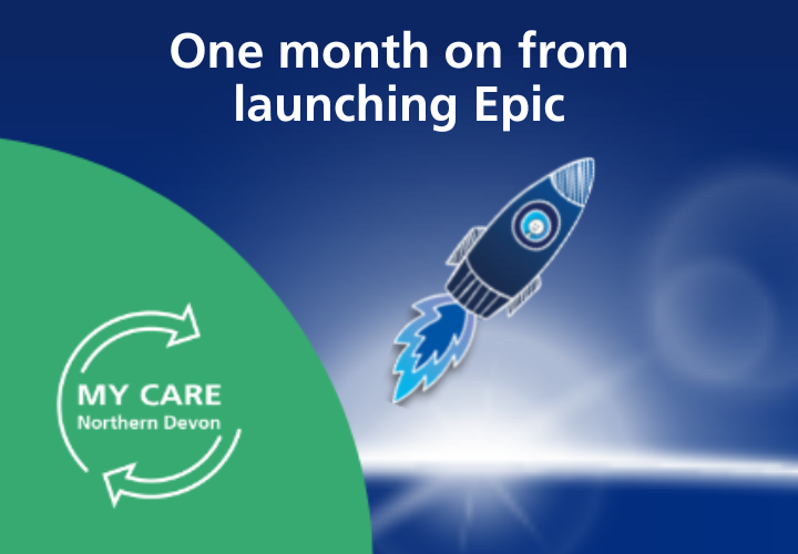 One month on from launching our new electronic patient record