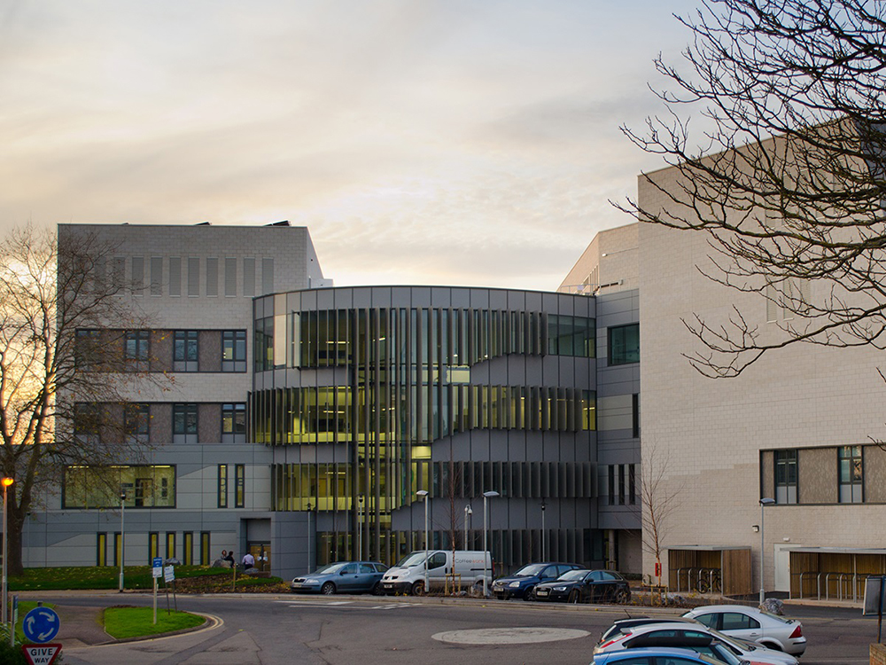 The RILD building at the Royal Devon’s Wonford site, where the Exeter Genomics Laboratory is based