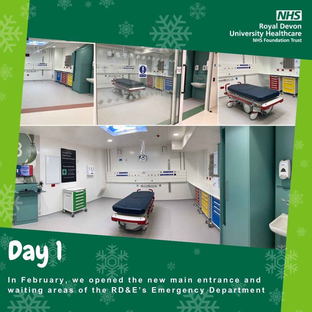 Day 1 - New ED waiting areas for the RD&E